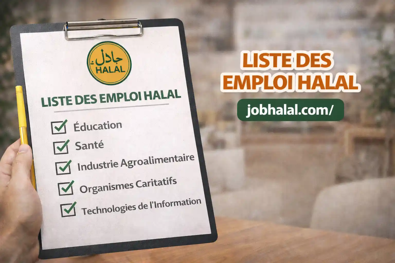 LISTE DES EMPLOIS HALAL